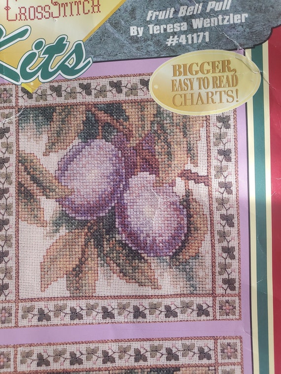 Teresa Wentzler Fruit Bellpull Cross Stitch Design and Number
