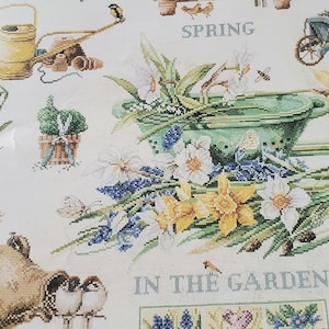 Spring in the Garden Marjolein Bastin Cross Stitch Pattern Number