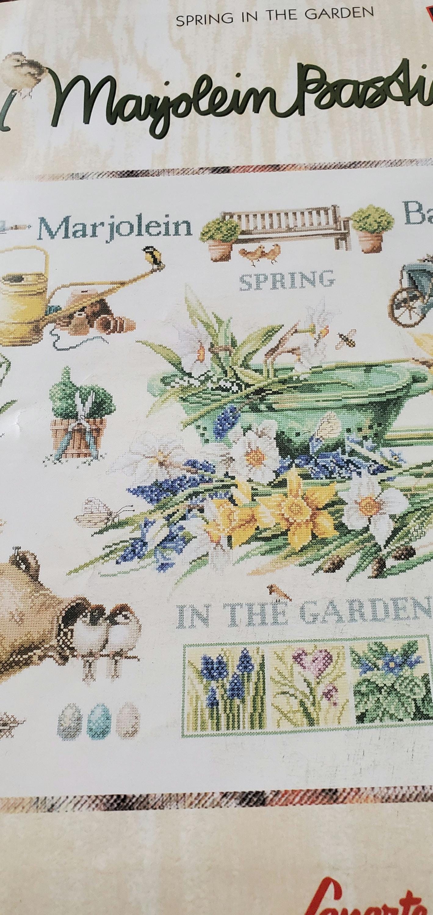 Spring in the Garden Marjolein Bastin Cross Stitch Pattern Number