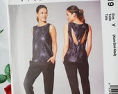 McCalls MP519 Sewing Pattern Modern sewing Tops, Shorts, Pants sizes extra small, small, and medium