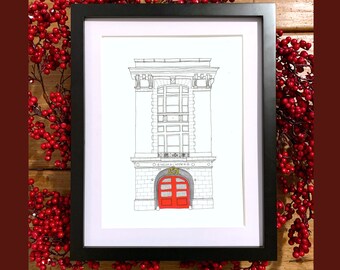 As Seen on TV: Ghostbusters Firehouse - ORIGINAL PAINTING