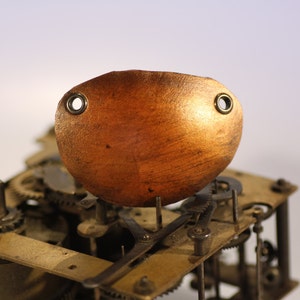 Steampunk ögonlapp i läder, slät