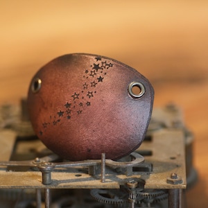 Leather eyepatch ,stars