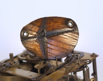 Leather eye patch, thick scratches