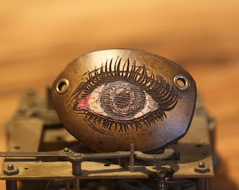 Parche de cuero, ojo