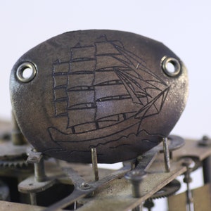 Leather eyepatch ,ship , RIGHT EYE