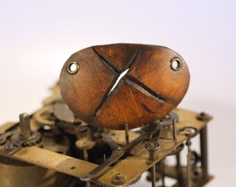Leather eye patch
