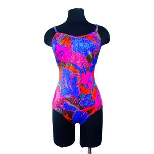 Vtg 70s Jantzen One Piece Swim Suit