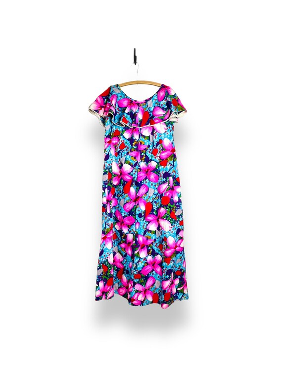 Psychedelic Floral Palm Springs Clown Dress