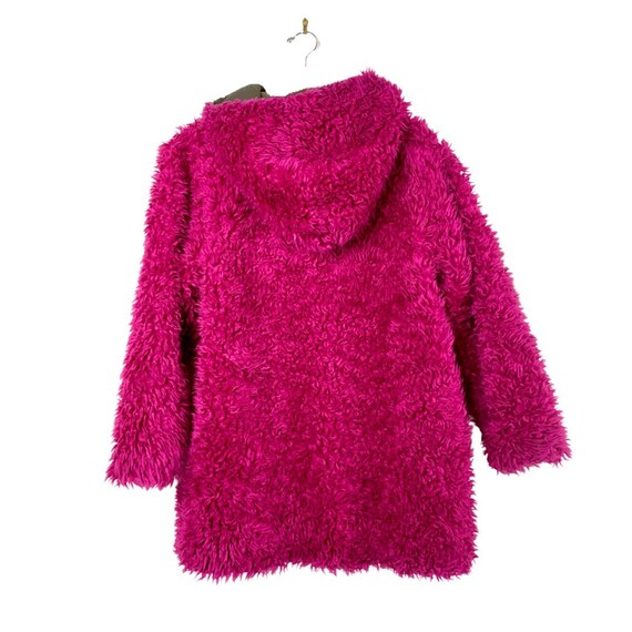 Vintage 90s Reversible Pink Fuzzy Jacket - image 6