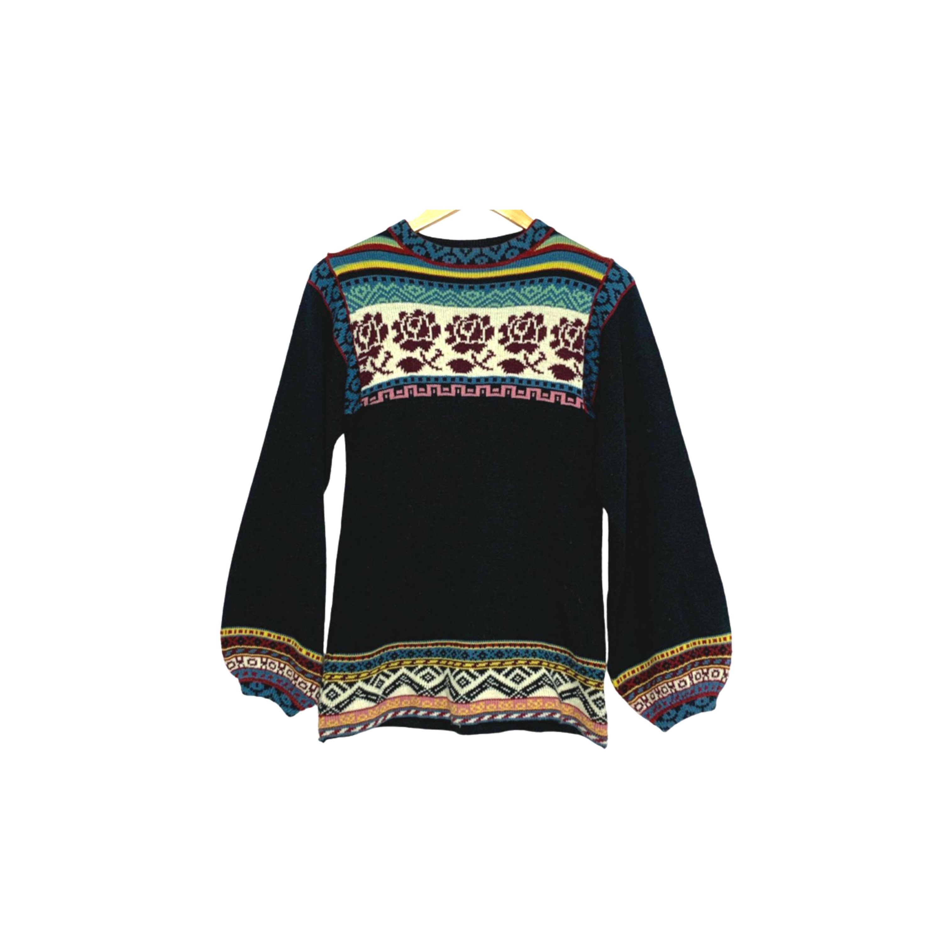 最新デザインの JACQUARD SWEATER / ADAPTARTアダプタート ニット