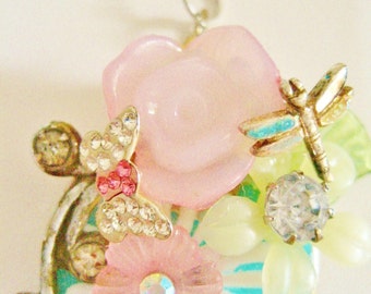Upcycled Summer Gardens Necklace