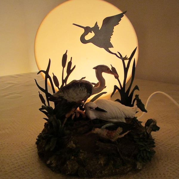 Mond-Garten Lampe / Licht / Nacht Licht / Home Decor Akzent /Decorative/Vintage/Table Lampe / Kontur / Beleuchtung