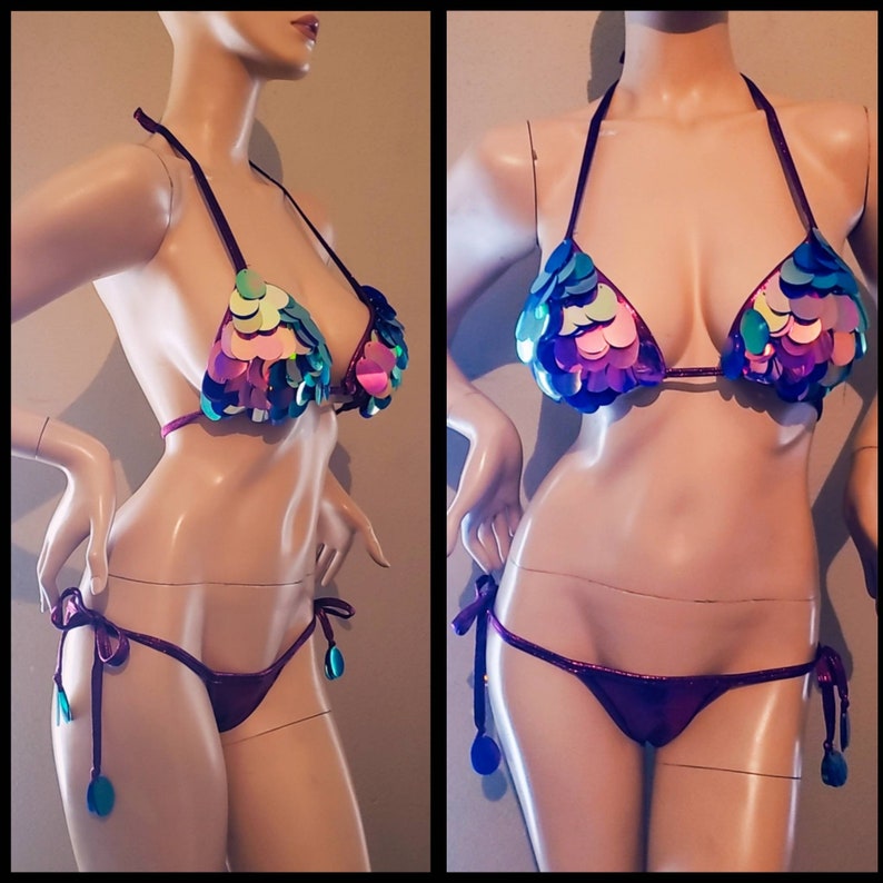 holographic bikini top