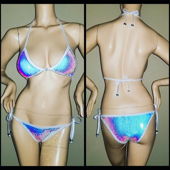 sequin swimwear