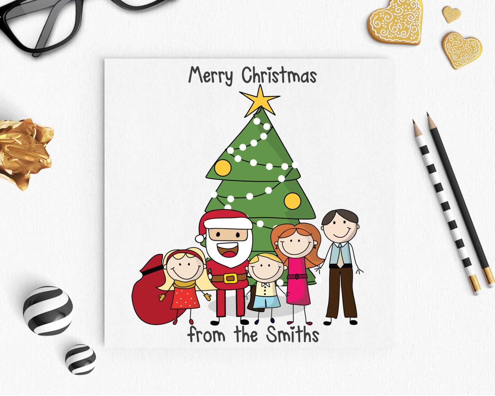 Custom Family Christmas Cards Christmas 2020 Lockdown Etsy