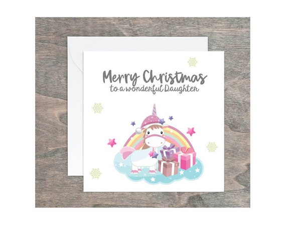 greeting-cards-party-supply-personalised-unicorn-christmas-card