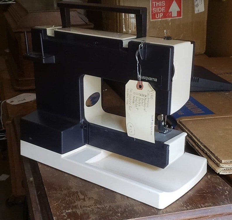 Viking Husqvarna 120 vintage sewing machine serviced with Etsy