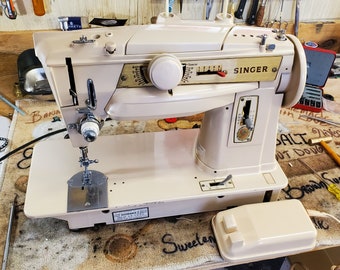 Restored-German made Singer 411g Sewing Machine with Free Shipping!