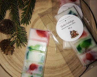 Natural Soy Wax Melts “Baita Natalizia” – Cozy Rustic Cabin Aroma for Home Fragrance