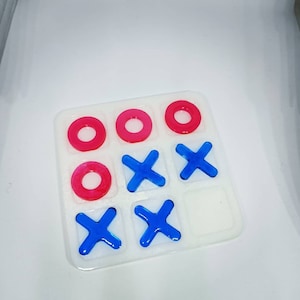 Resin tic tac toe - resin table game