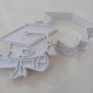 Graduation day cookies - cookie cutter for graduation - Cookie cutter and stamp graduation