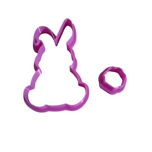 Easter bunny cookie cutter; Easter cookie cutter; Bunny shaped cookie cutter
