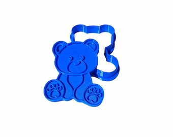 Süßer Bär Ausstecher, 3d gedruckter Ausstecher, Babyparty Ausstecher