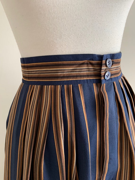 Vintage 1990s Silk Calvin Klein Skirt / Vintsge St