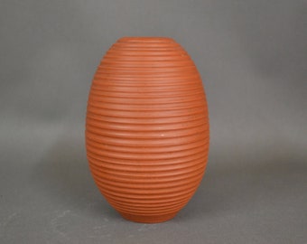 Ilka edel keramik - ceramic vase  matt terracotta No. 222/15  - vintage retro - West Germany