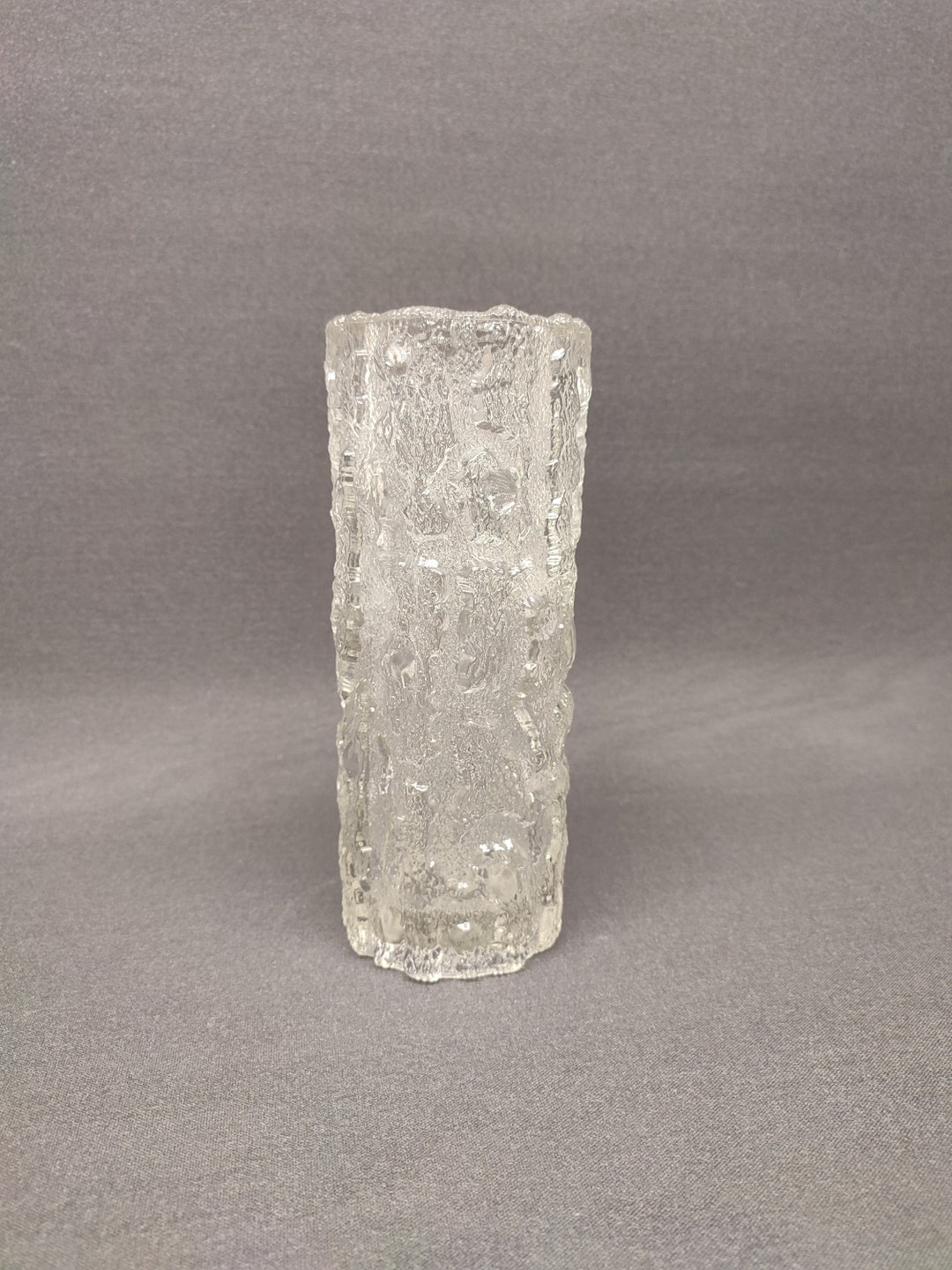 German Glass Vase by Arktis Series Vintage Retro Etsy