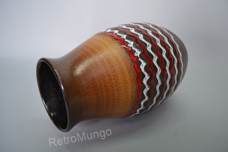 West German pottery vase by D\u00fcmler /& Breiden 113 25