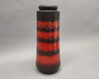 Scheurich 西ドイツ陶器 花瓶 26cm Scheurich 西ドイツ製レトロ陶器花瓶 - マーク 206-26 - ヴィンテージ