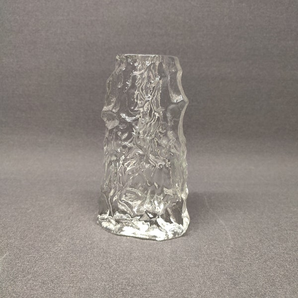 Solifleur en verre allemand par Georgshütte - rétro vintage - milieu du siècle