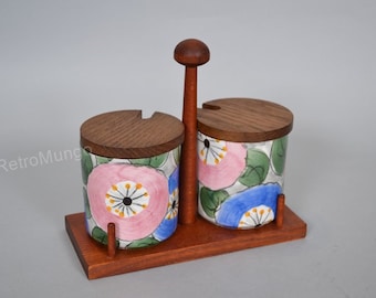 Conjunto de 2 tarros schramberg marmelade decoración Beatrix - retro vintage