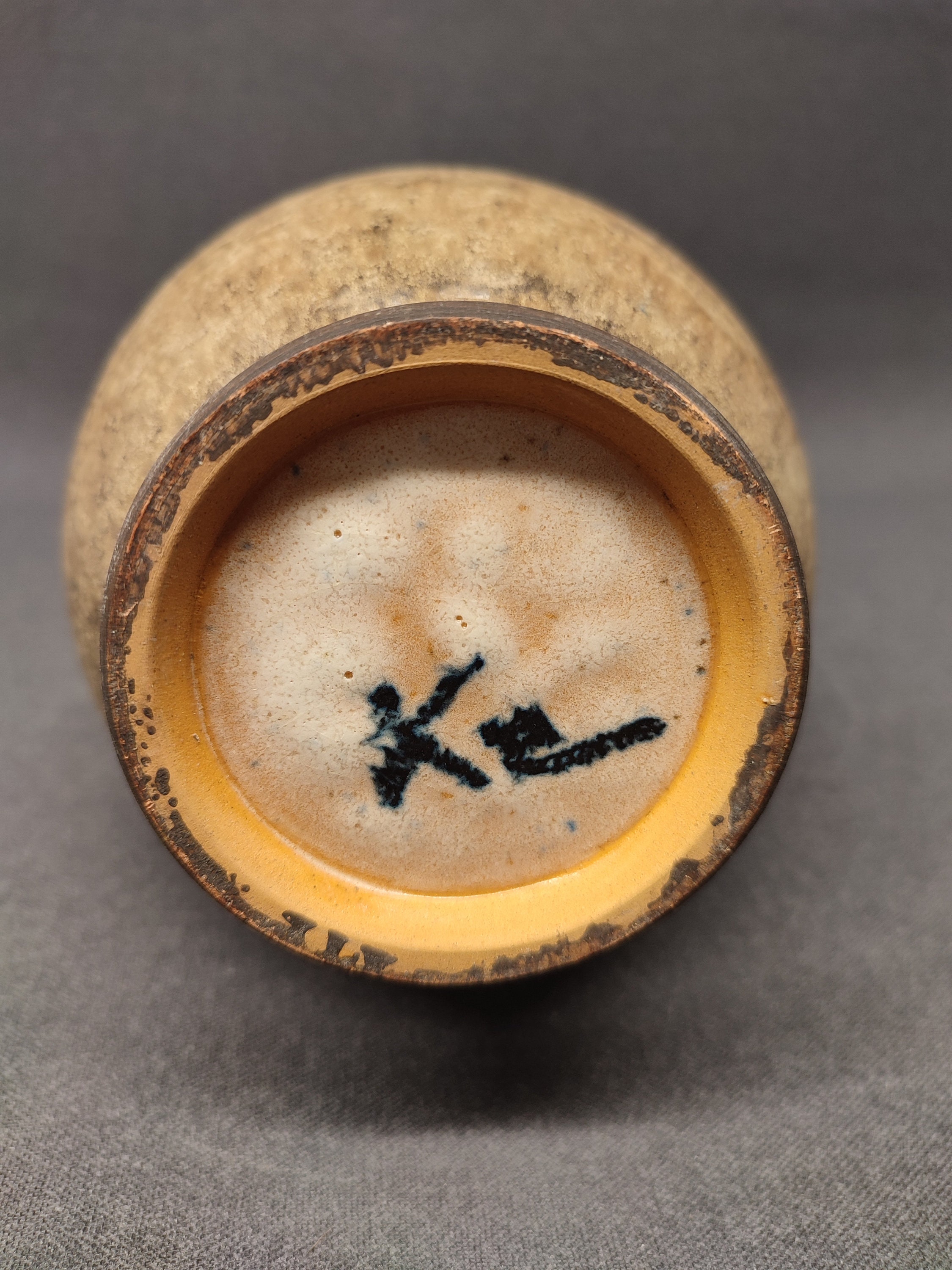 花瓶　作者不明 スタジオ陶器の花瓶 作者不明 - WGP ヴィンテージ レトロ デザイン