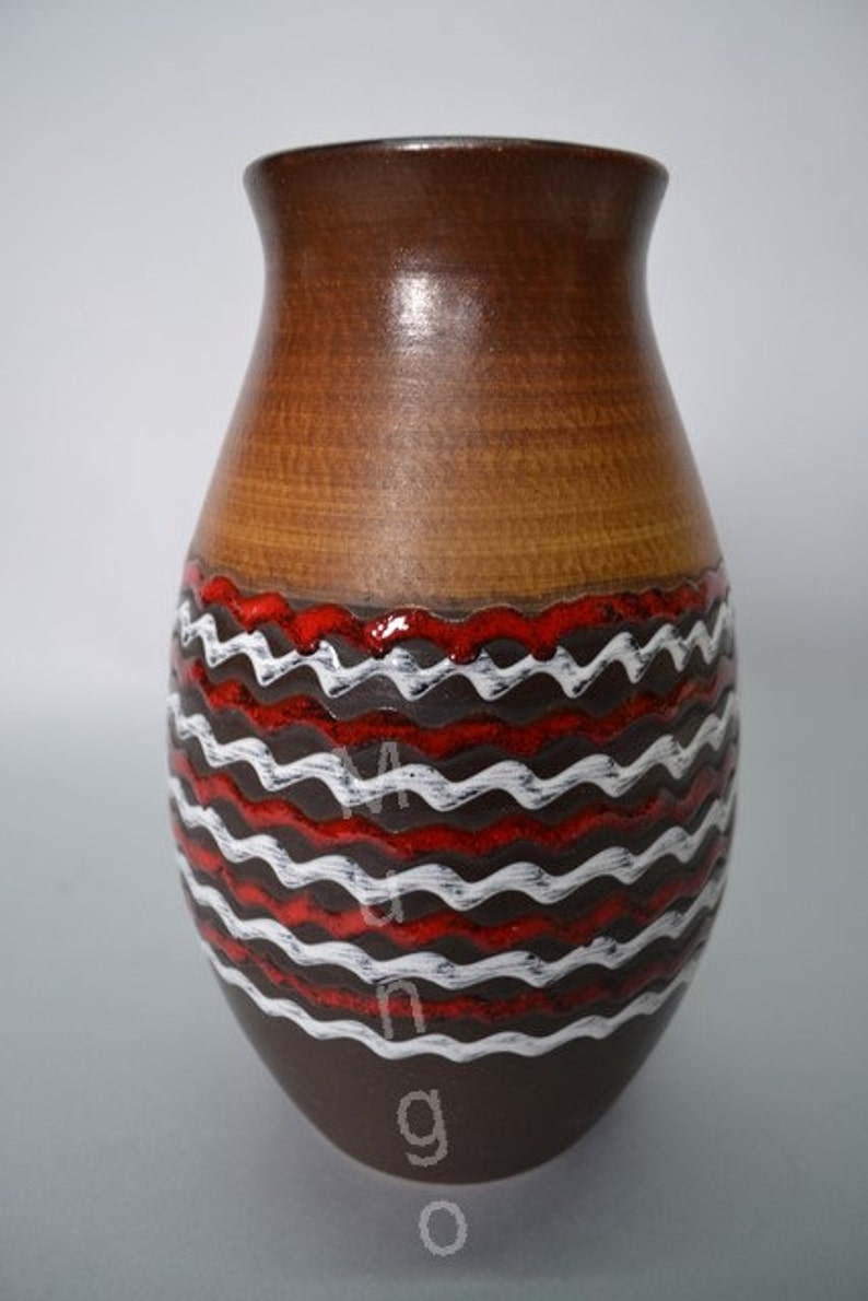 West German pottery vase by D\u00fcmler /& Breiden 113 25