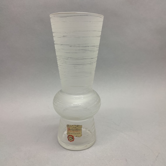 MG ガラス花瓶 - Marsberger Glaswerke Ritzenhoff - ブルー MG ガラス花瓶 - Marsberger Glaswerke Ritzenhoff - ブルー