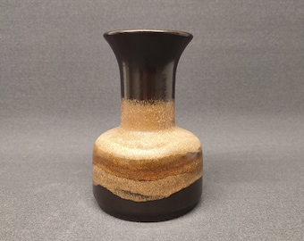 Vintage Colorful JASBA KERAMIK Fat Lava Trumpet Vase N602 10 18