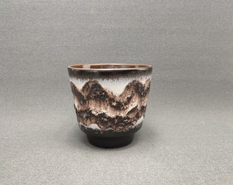 Vintage West German Fat Lava Vase Made by Dumler & Breiden. Style