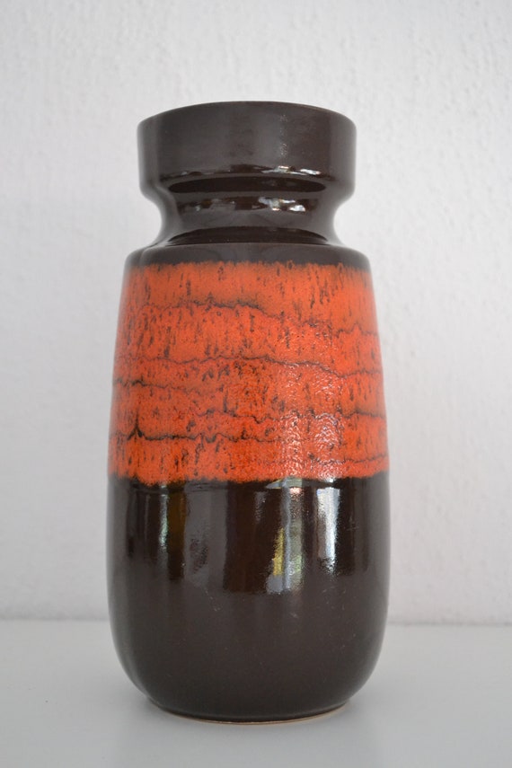 西ドイツの花瓶、Scheurich 242-22 - ヴィンテージ レトロ WGP ドイツ