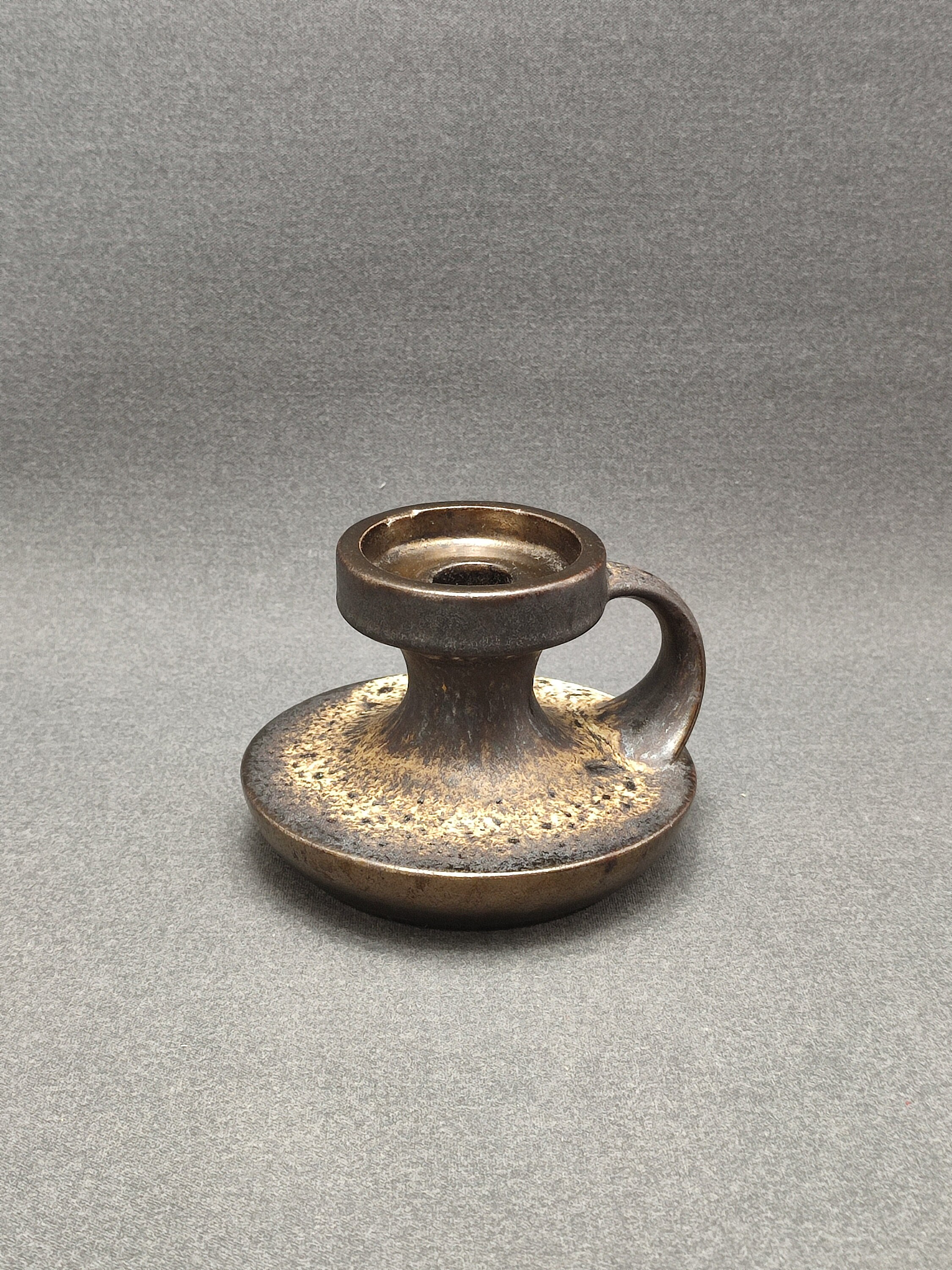 Bougeoir poterie d'Allemagne de l'Ouest Steuler 303/10 - WGP rétro vintage - Déco maison