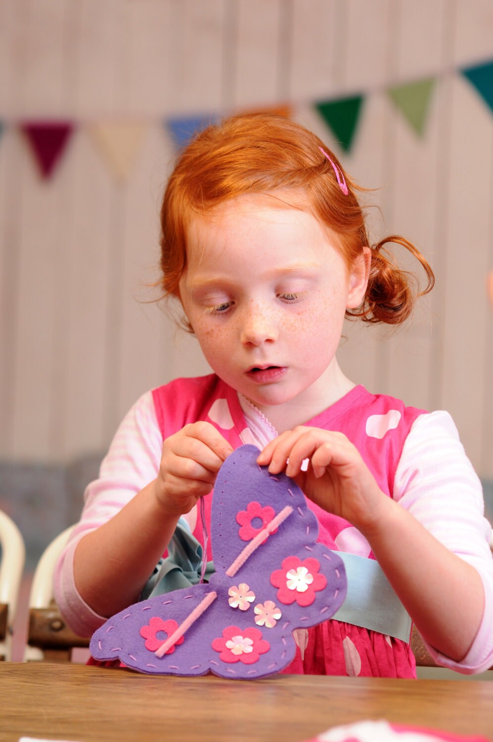 Butterfly Sewing Activity Craft Kit in Lilac Felt Etsy