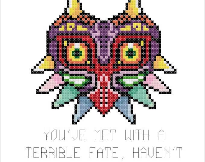 Majora's Mask Cross Stitch Pattern PDF Etsy