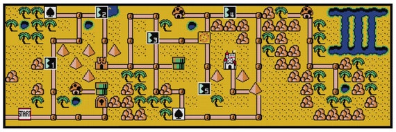 Super Mario Bros 3 Maps Super Mario Bros. 3 World 2 Map Cross Stitch Pattern Pdf | Etsy Uk