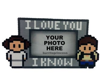 Picture Frame - Star Wars Couples Picture Frame - Nerdy Picture Frame - Photo Frame - Star Wars Picture Frame