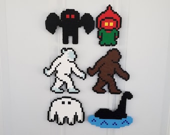 Imanes Cryptid - Mothman Magnet - Braxton County Monster Magnet - Bigfoot Magnet - Loch Ness Monster Magnet - Cryptid Decoration