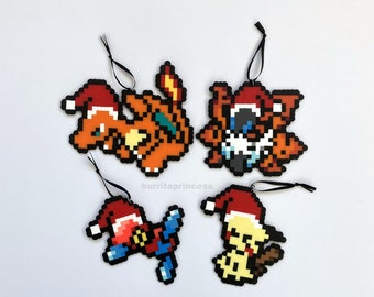 Custom Personalized Pokemon Christmas Tree Ornament Decoration - Pokemon Of Your Choice - Made To Order