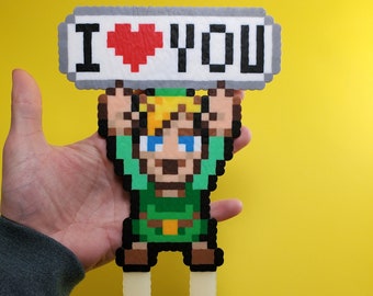 Link Wedding Cake Topper - The Legend of Zelda Wedding Cake Topper - Video Game Wedding - 8 Bit Wedding Cake Topper - Nerdy Wedding