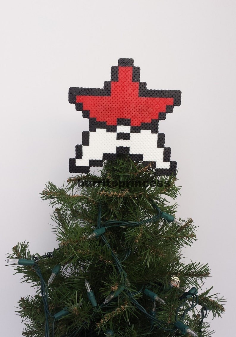 Poke Star Tree Topper Pokemon Christmas Tree Topper Etsy